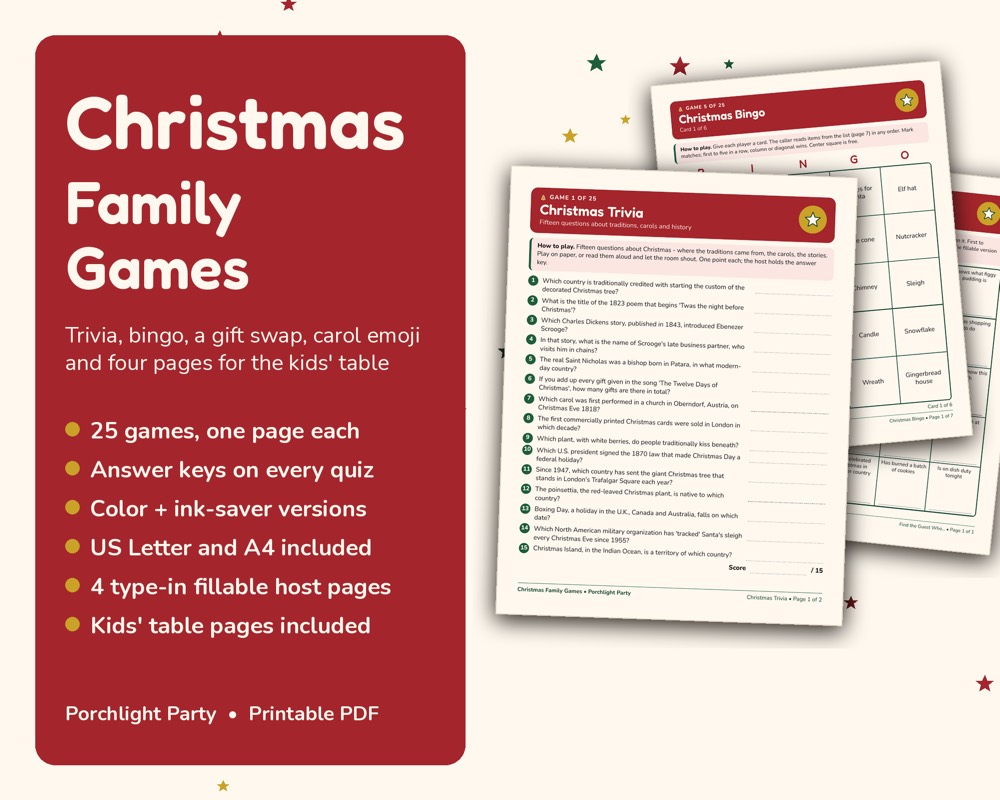 Christmas Family Games Bundle preview